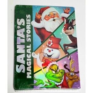 Santa's Magical Stories 3 Disc Holiday Classics DVD Set New Family Christmas